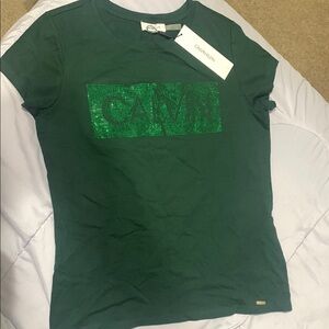 Calvin Klein Forest Green Tee with Logo